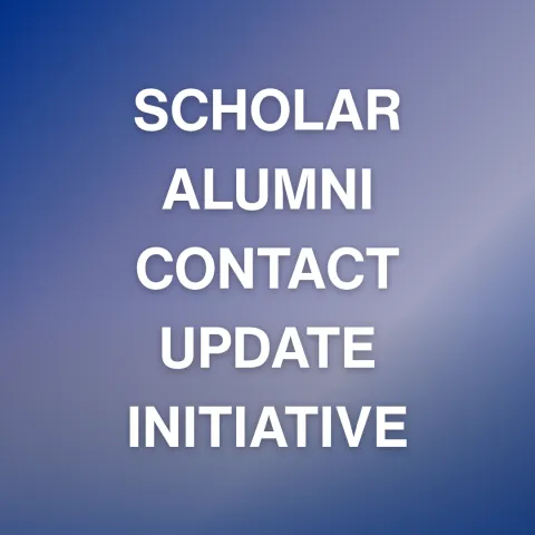 Scholar Alumni Contact Update Initiative
